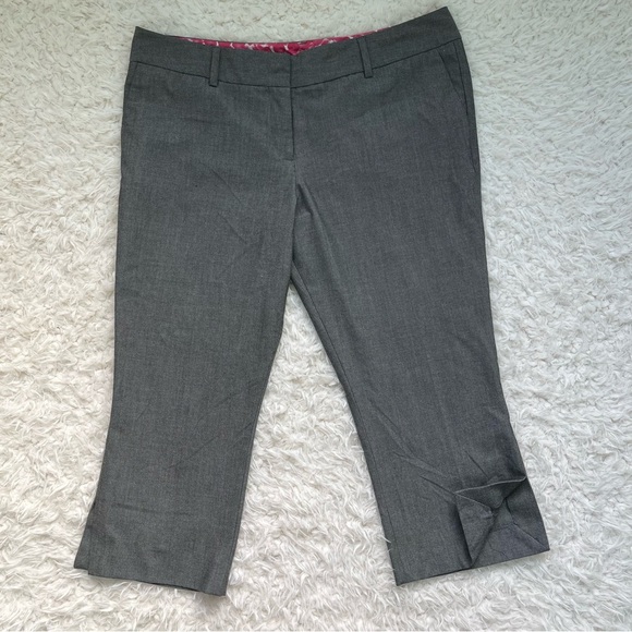 Isaac Mizhari for Target Capri Dress Pants Gray Size 14 Excellent Used Condition - Picture 1 of 4